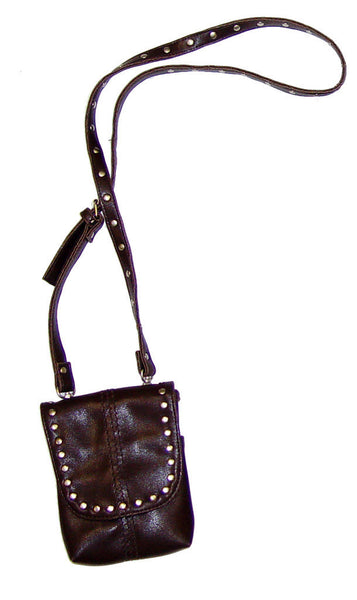 Stud Shoulder bag - brown