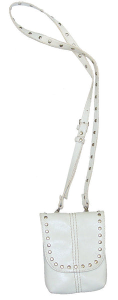 Stud Shoulder bag - white