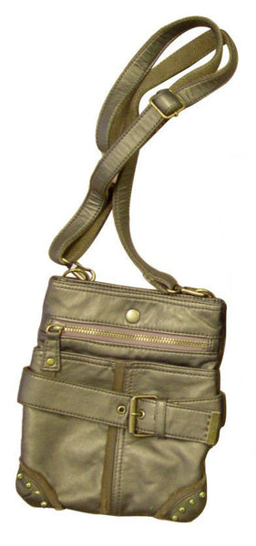 Zip Pouch bag - bronze