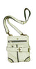 Zip Pouch Contrast bag - ivory