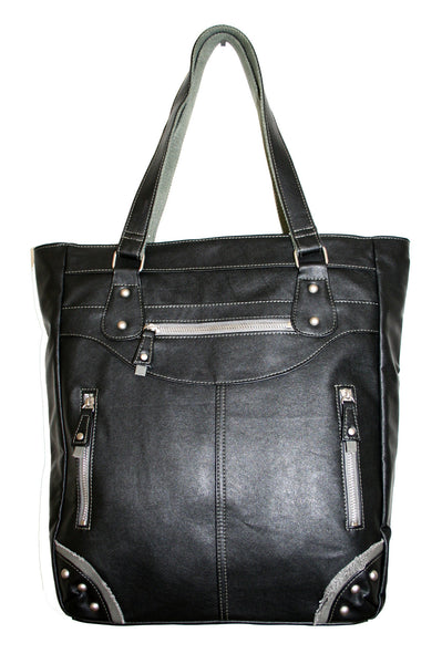 Zip Tote bag - black
