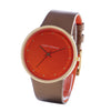 Barbarella watch - orange-with-gold