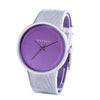 Barbarella watch - purple-with-silver