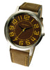 Track Large watch - brown
