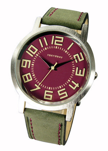 Track Large watch - green