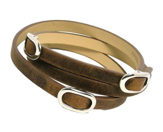 Triple Bracelet accessory - brown