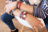 Obi Bracelet accessory - red