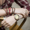 Triple Bracelet accessory - red