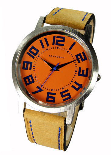 Track Large watch - orange
