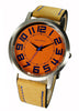 Track Large watch - orange