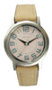 Track Small watch - beige-with-grey