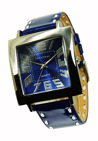 Tramlucent watch - blue