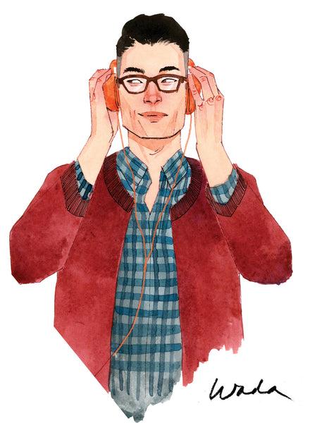 'Kevin' Print by Kevin Wada Illustration - 8x10