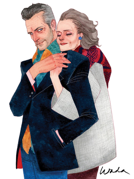 'Sid & Lily' Print by Kevin Wada Illustration - 8x10